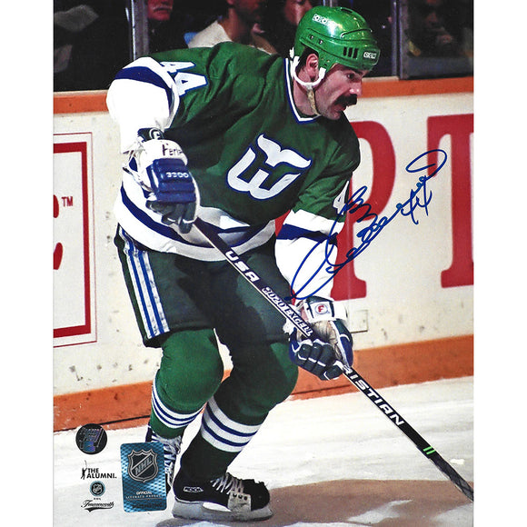Dave Babych Autographed Hartford Whalers 8X10 Photo