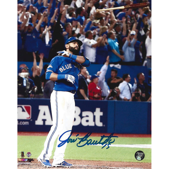 Jose Bautista Autographed Toronto Blue Jays 8X10 Photo