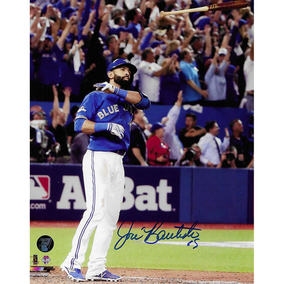 Jose Bautista Autographed Toronto Blue Jays 8X10 Photo
