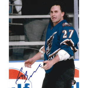 Craig Berube Autographed Washington Capitals 8X10 Photo