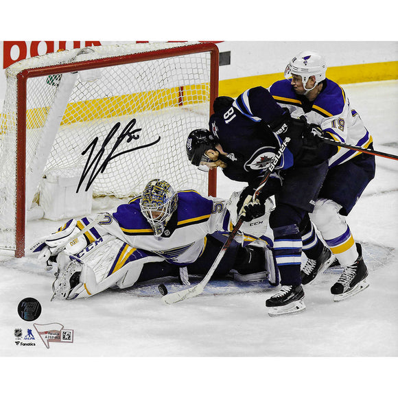 Jordan Binnington Autographed St. Louis Blues 8X10 Photo