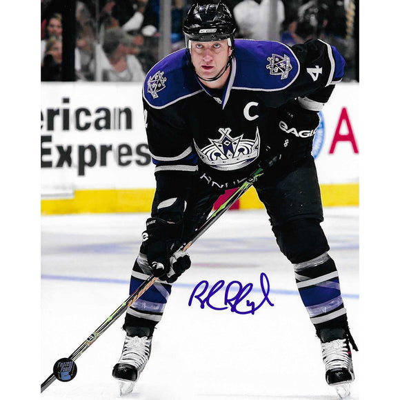 Rob Blake Autographed Los Angeles Kings 8X10 Photo (Captain)