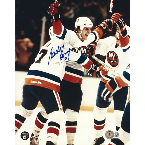 Mike Bossy (deceased) Autographed New York Islanders 8X10 Photo