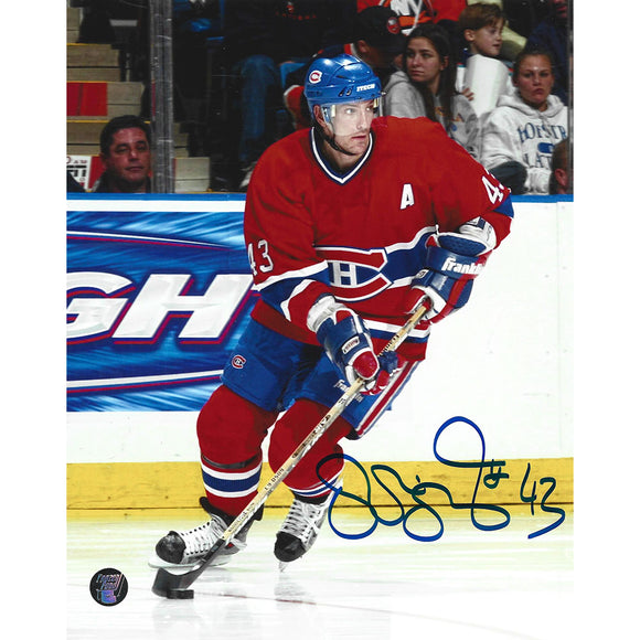 Patrice Brisebois Autographed Montreal Canadiens 8X10 Photo