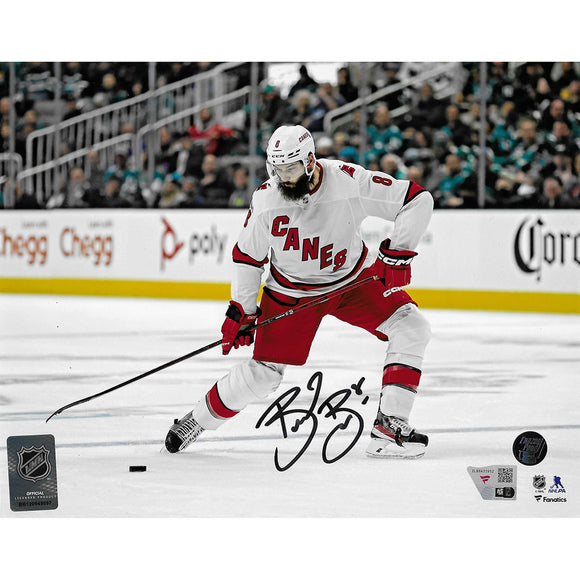 Brent Burns Autographed Carolina Hurricanes 8X10 Photo