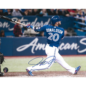 Josh Donaldson Autographed Toronto Blue Jays 8X10 Photo (Landscape)