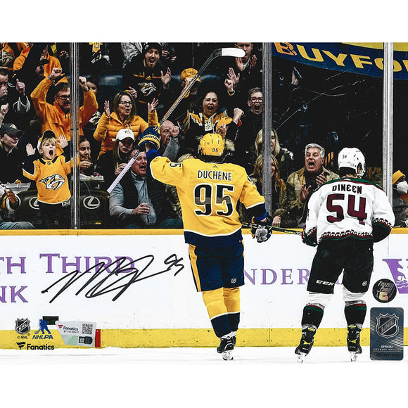 Matt Duchene Autographed Nashville Predators 8X10 Photo