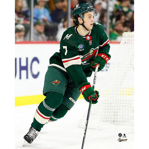 Pre-Order - Brock Faber Autographed Minnesota Wild 8X10 Photo