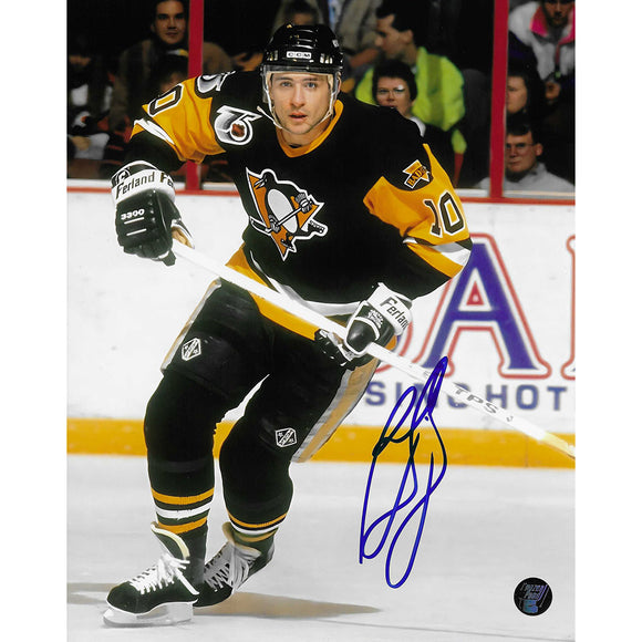 Ron Francis Autographed Pittsburgh Penguins 8X10 Photo