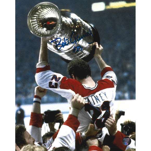 Bob Gainey Autographed Montreal Canadiens 8X10 Photo (w/Cup)