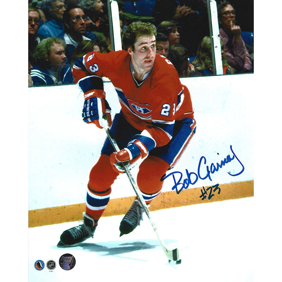 Bob Gainey Autographed Montreal Canadiens 8X10 Photo