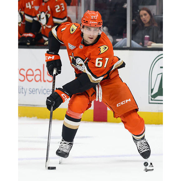 Pre-Order - Cutter Gauthier Autographed Anaheim Ducks 8X10 Photo