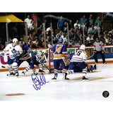 Doug Gilmour Autographed Toronto Maple Leafs 8X10 Photo (93 Playoffs)