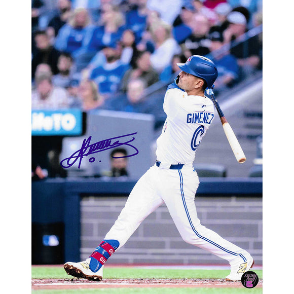 Andres Gimenez Autographed Toronto Blue Jays 8X10 Photo