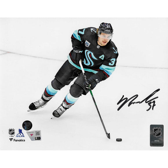Yanni Gourde Autographed Seattle Kraken 8X10 Photo