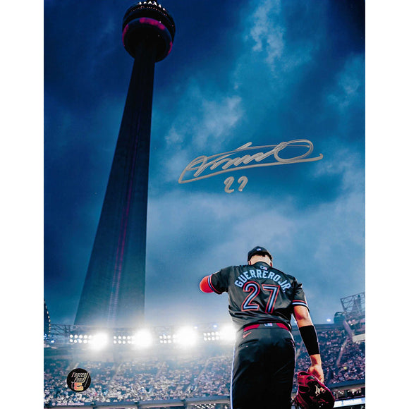 Vladimir Guerrero Jr. Autographed Toronto Blue Jays 8X10 Photo (CN Tower)