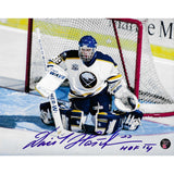 Dominik Hasek Autographed Buffalo Sabres 8X10 Photo w/"HOF 14"
