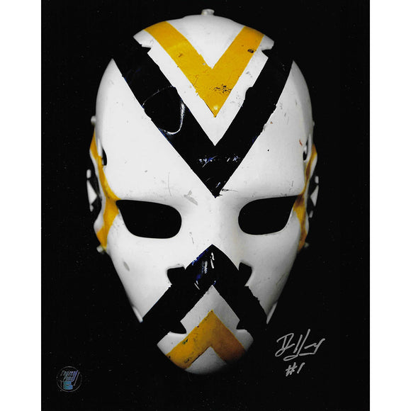 Denis Herron Autographed Pittsburgh Penguins 8X10 Photo