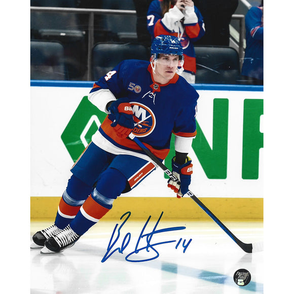 Mike Bossy (deceased) Autographed New York Islanders 8X10 Photo (w/Cup)