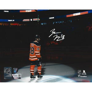 Zach Hyman Autographed Edmonton Oilers 8X10 Photo