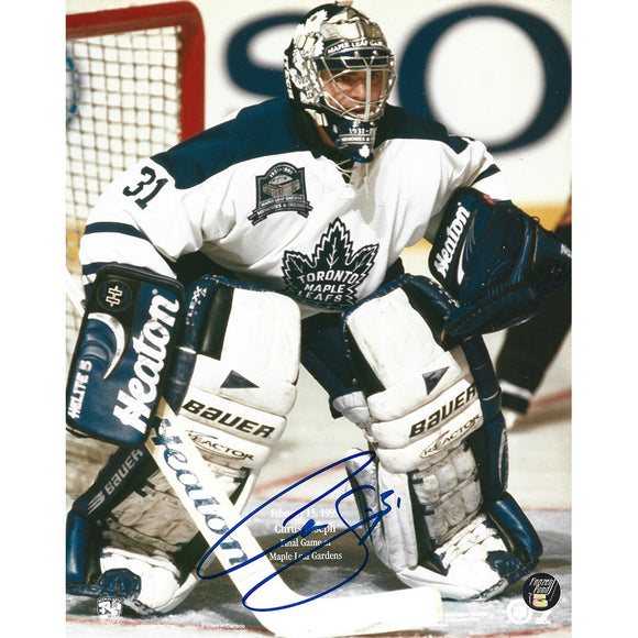 Curtis Joseph Autographed Toronto Maple Leafs 8X10 Photo