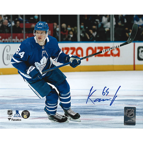 David Kampf Autographed Toronto Maple Leafs 8X10 Photo