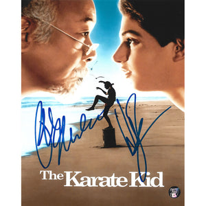 Ralph Macchio/William Zabka Autographed "Karate Kid" 8X10 Photo
