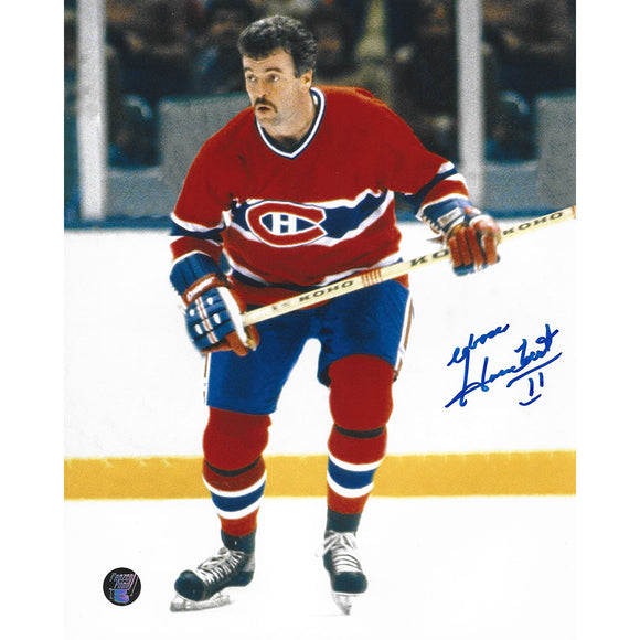 Yvon Lambert Autographed Montreal Canadiens 8X10 Photo