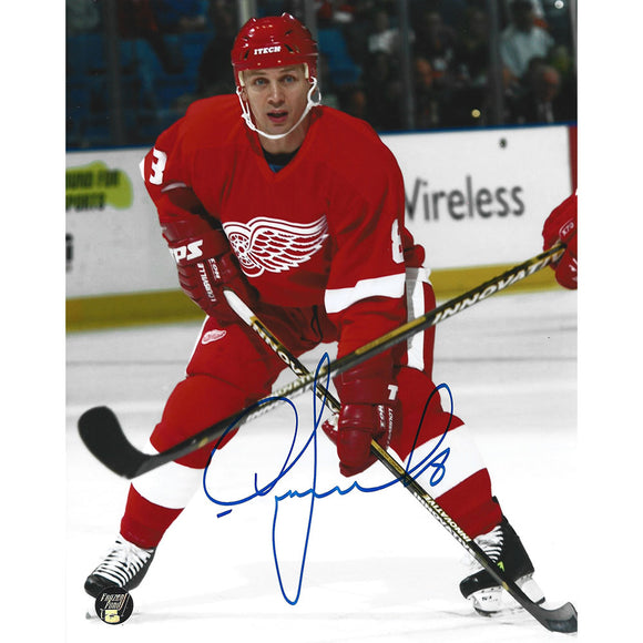 Brett Hull autographed 16x20 Photo (Detroit Red Wings)