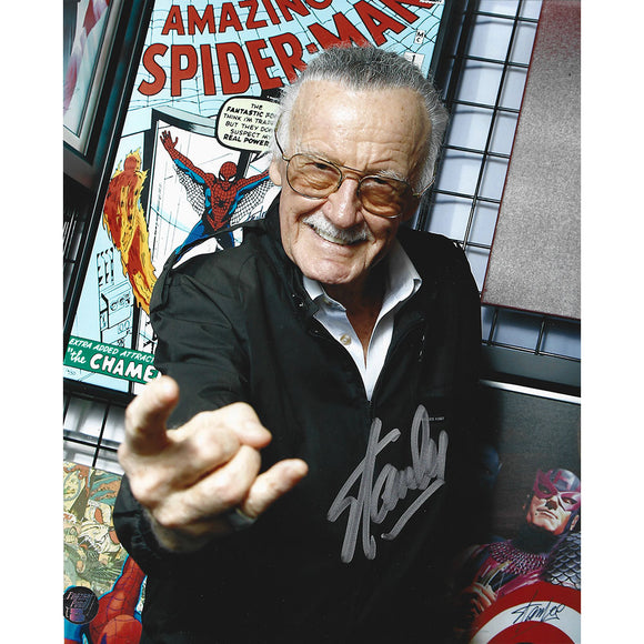Stan Lee (deceased) Autographed 8X10 Photo (Posed)