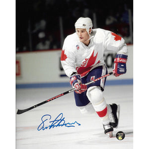 Eric Lindros Autographed Team Canada 8X10 Photo