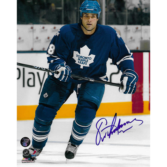 Eric Lindros Autographed Toronto Maple Leafs 8X10 Photo