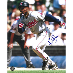 Kenny Lofton Autographed Cleveland Indians 8X10 Photo