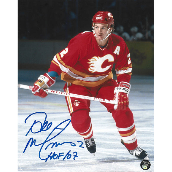 Andrew Mangiapane Autographed Calgary Flames Hockey 8x10 Photo