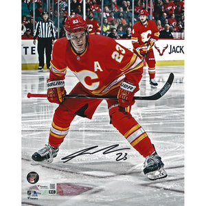 Sean Monahan Autographed Calgary Flames 8X10 Photo