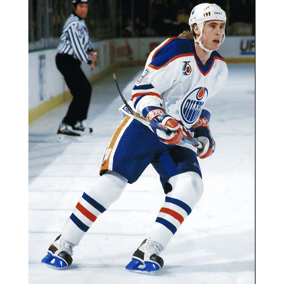 Pre-Order - Bernie Nicholls Autographed Edmonton Oilers 8X10 Photo