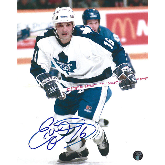Ed Olczyk Autographed Toronto Maple Leafs 8X10 Photo