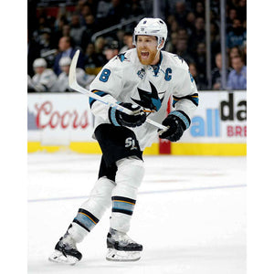 Pre-Order - Joe Pavelski Autographed San Jose Sharks 8X10 Photo (Captain)