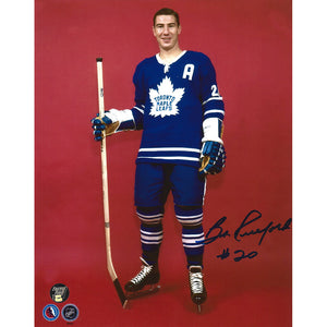 Bob Pulford Autographed Toronto Maple Leafs 8X10 Photo (Posed)