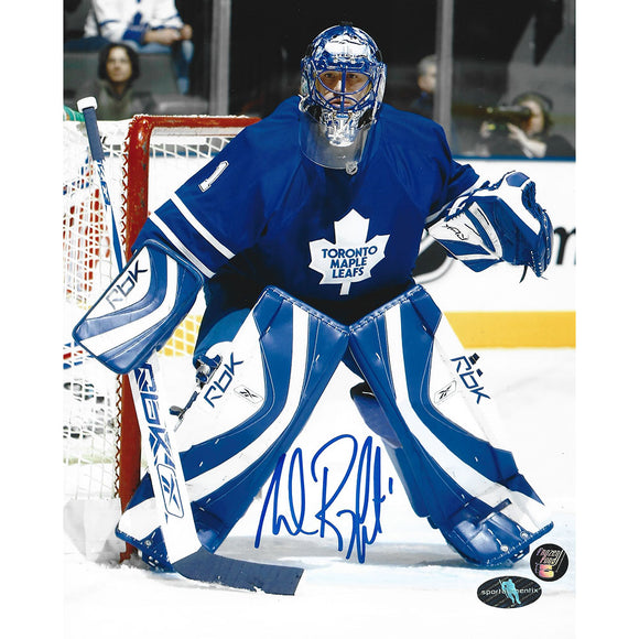 Andrew Raycroft Autographed Toronto Maple Leafs 8X10 Photo