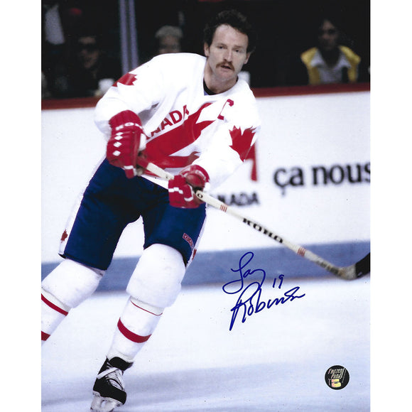 Larry Robinson Autographed Team Canada 8X10 Photo