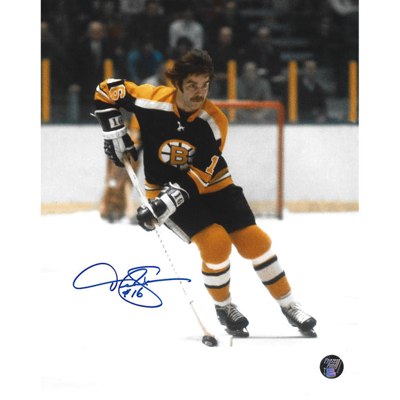 Derek Sanderson Autographed Boston Bruins 8X10 Photo