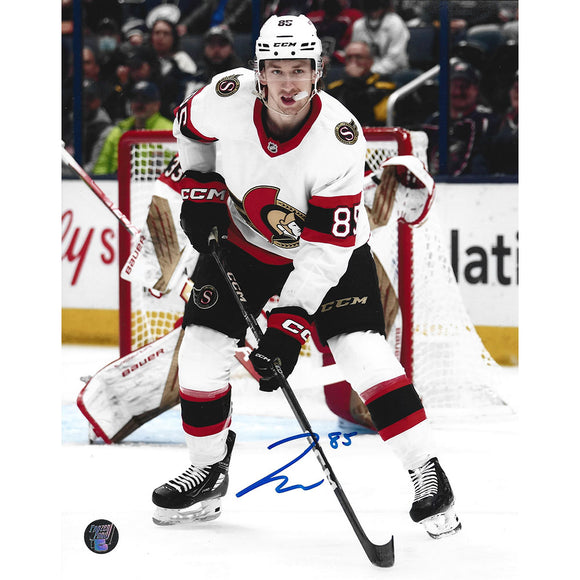 Jake Sanderson Autographed Ottawa Senators 8X10 Photo