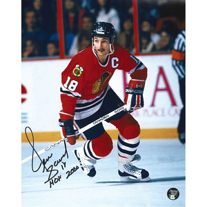 Denis Savard Autographed Chicago Blackhawks 8X10 Photo