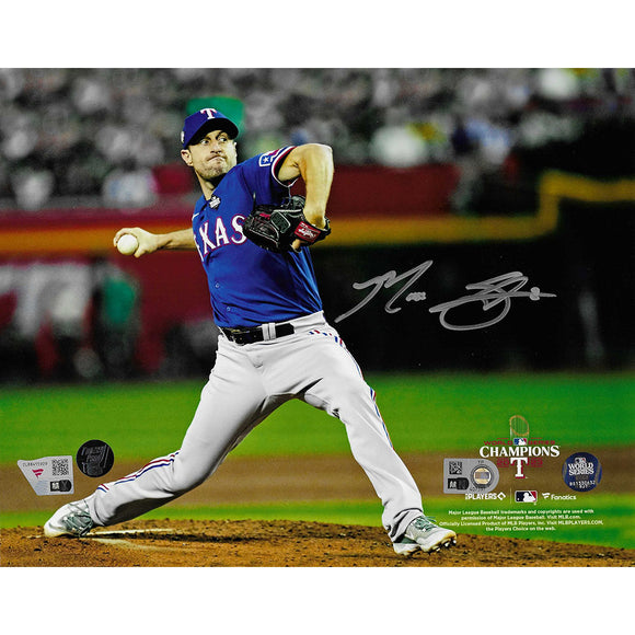 Max Scherzer Autographed Texas Rangers 8X10 Photo