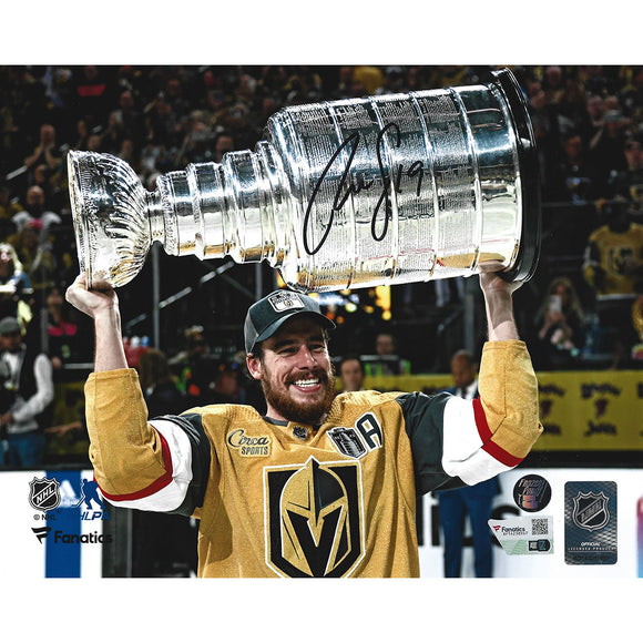 Reilly Smith Autographed Vegas Golden Knights 8X10 Photo (w/Cup)