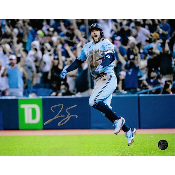 George Springer Autographed Toronto Blue Jays 8X10 Photo