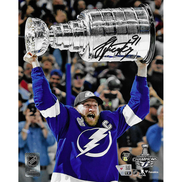 Steven Stamkos Autographed Tampa Bay Lightning 8X10 Photo