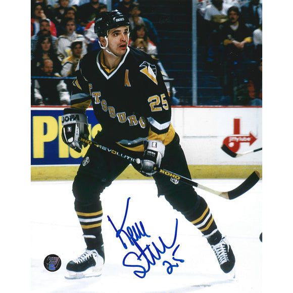 Kevin Stevens Autographed Pittsburgh Penguins 8X10 Photo
