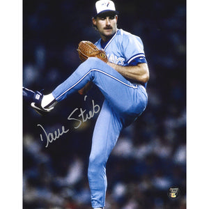 Dave Stieb Autographed Toronto Blue Jays 8X10 Photo (Powder Blue)